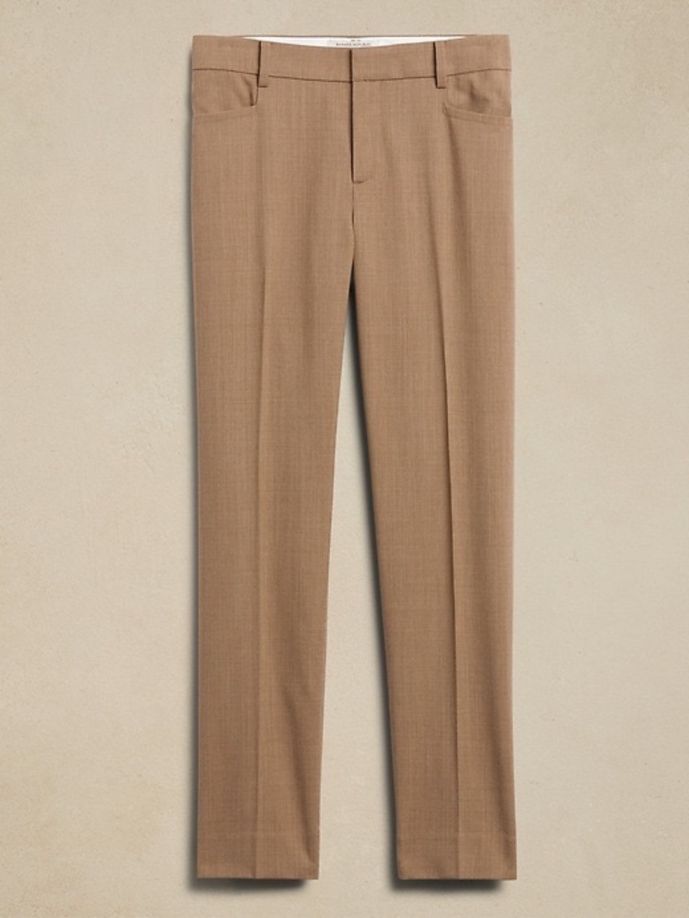 Banana Republic Brown Straight-Leg Dress Pants